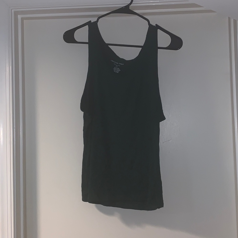 ribbed american eagle tee